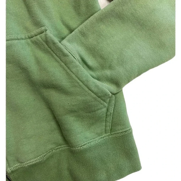 FCUK French Connection Vintage Green Zip Up Sweater Size XS - Picture 10 of 10